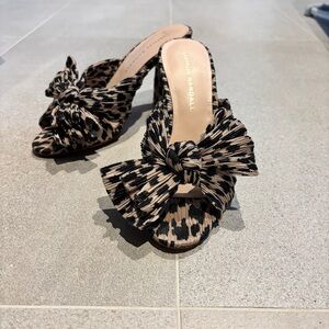 Loeffler Randall Women's Leopard Print Heels